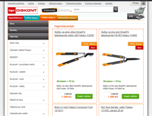 Tablet Screenshot of fiskars-shop.cz